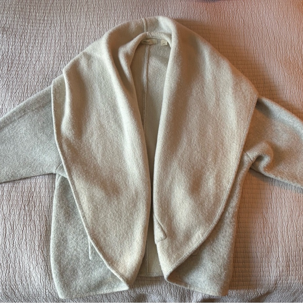 Anthropologie Sleeping on Snow Hygge Open Cardigan Jacket Cream Size XS/S
